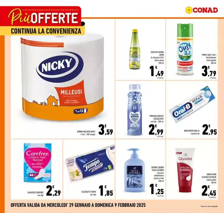 Più Offerte continua la Convenienza da 29 gennaio a 9 febbraio di 2025 - Pagina del volantino 3