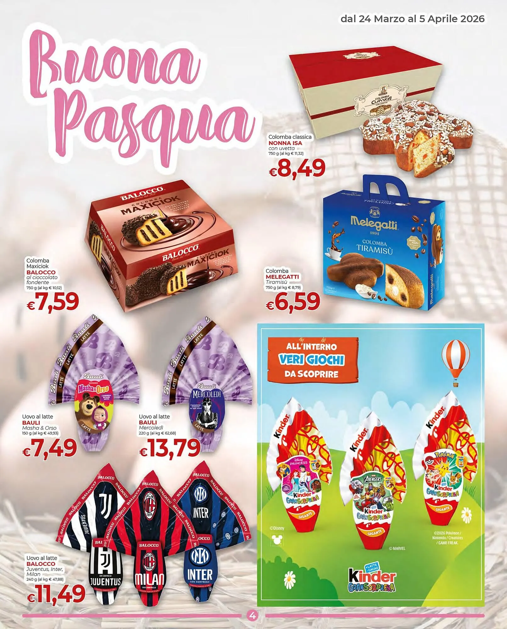 Volantino Supermercati Nonna Isa da 24 marzo a 5 aprile di 2026 - Pagina del volantino 4