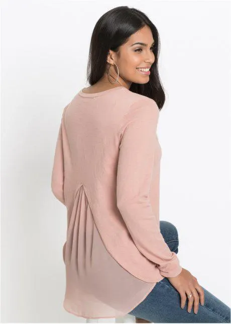 Maglione con inserto