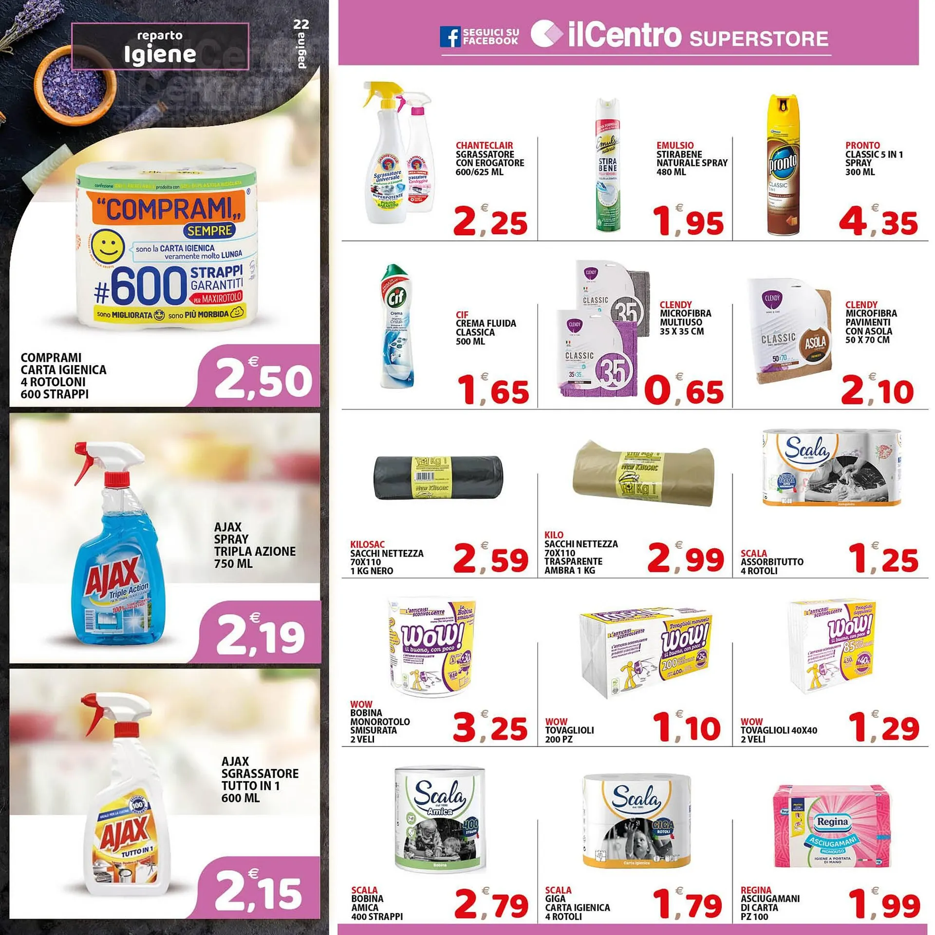 Volantino Il Centro Superstore da 19 febbraio a 4 marzo di 2025 - Pagina del volantino 22