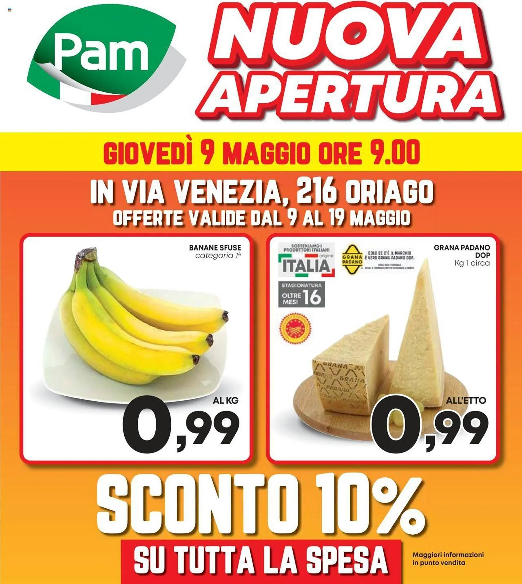 Volantino Pam da 9 maggio a 19 maggio di 2024 - Pagina del volantino 1