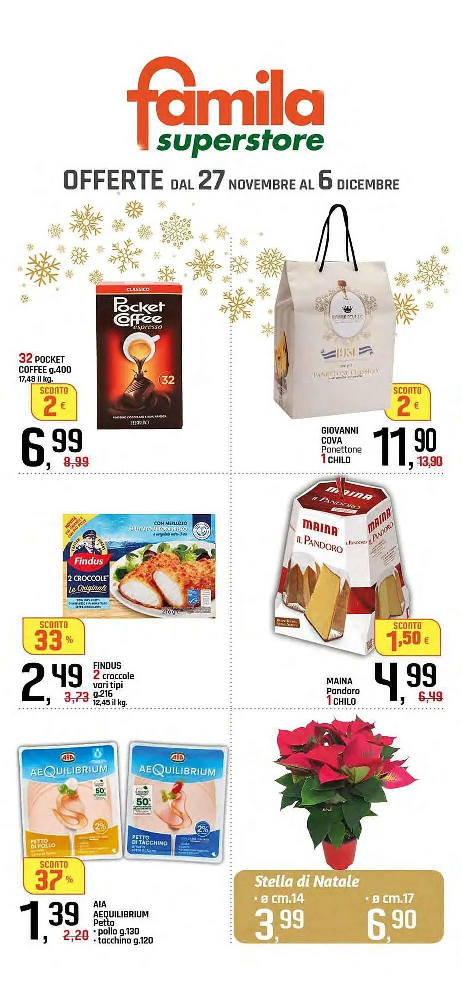 Volantino Famila Superstore da 27 novembre a 6 dicembre di 2025 - Pagina del volantino 1