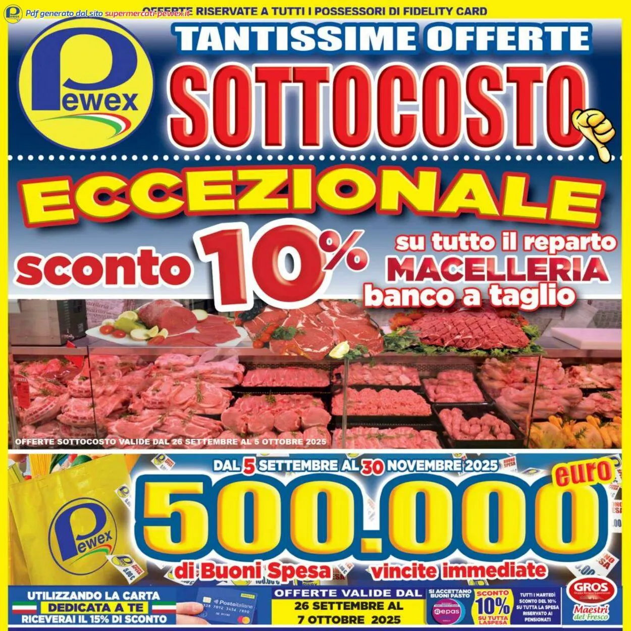 Pewex Volantino attuale da 26 settembre a 7 ottobre di 2025 - Pagina del volantino 1