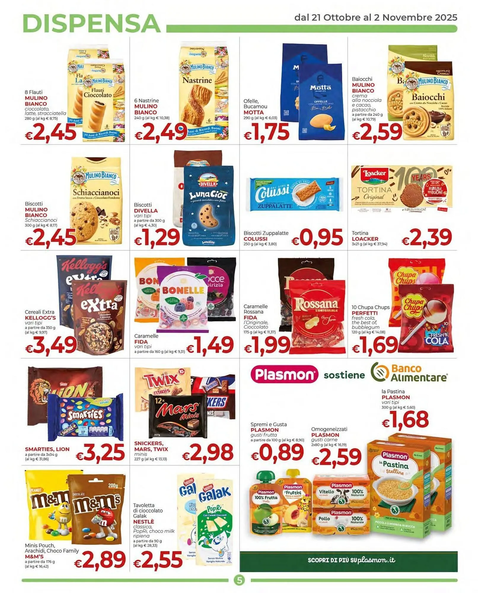 Volantino Supermercati Nonna Isa da 23 ottobre a 2 novembre di 2025 - Pagina del volantino 5
