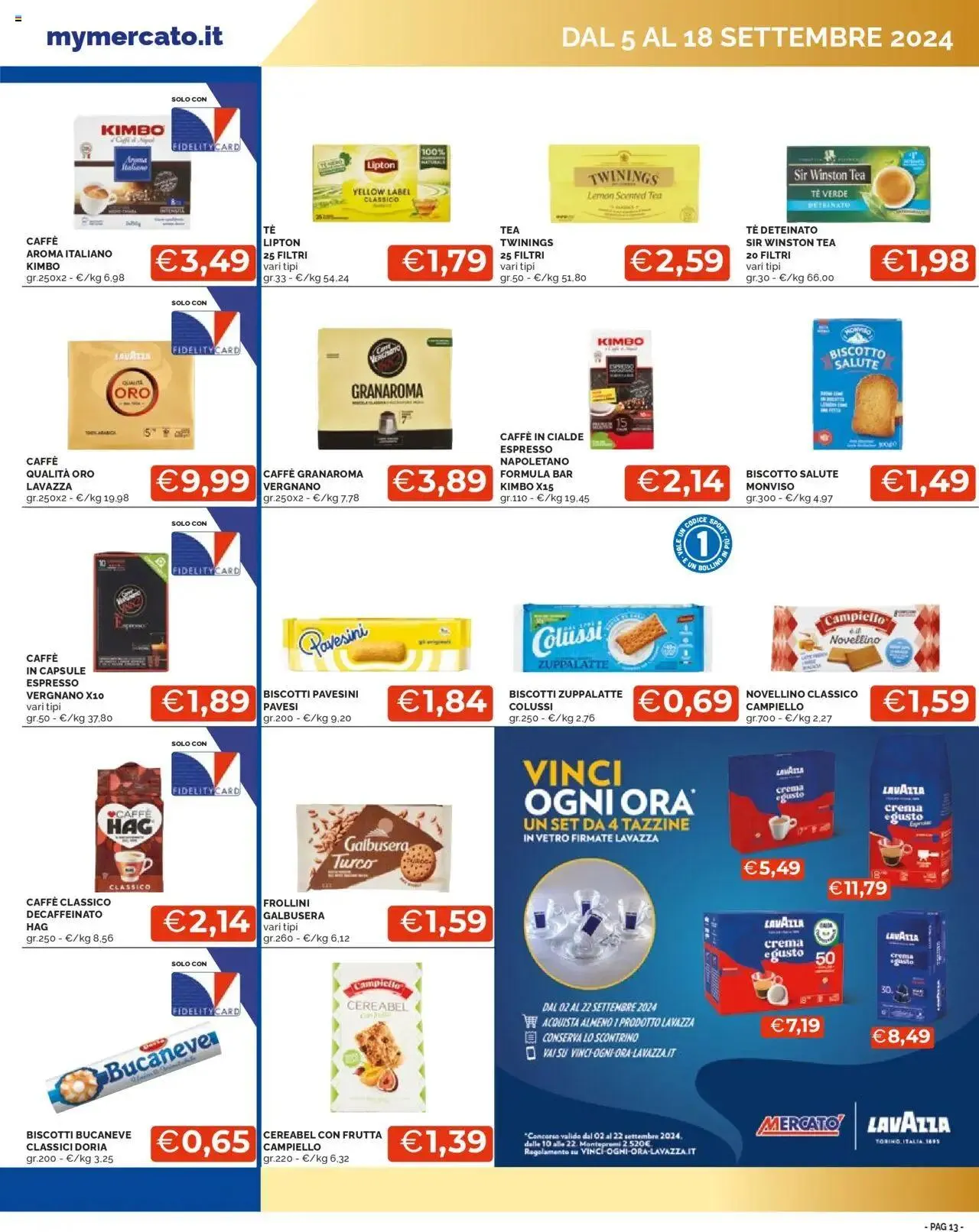 Volantino Mercatò da 5 settembre a 18 settembre di 2024 - Pagina del volantino 13