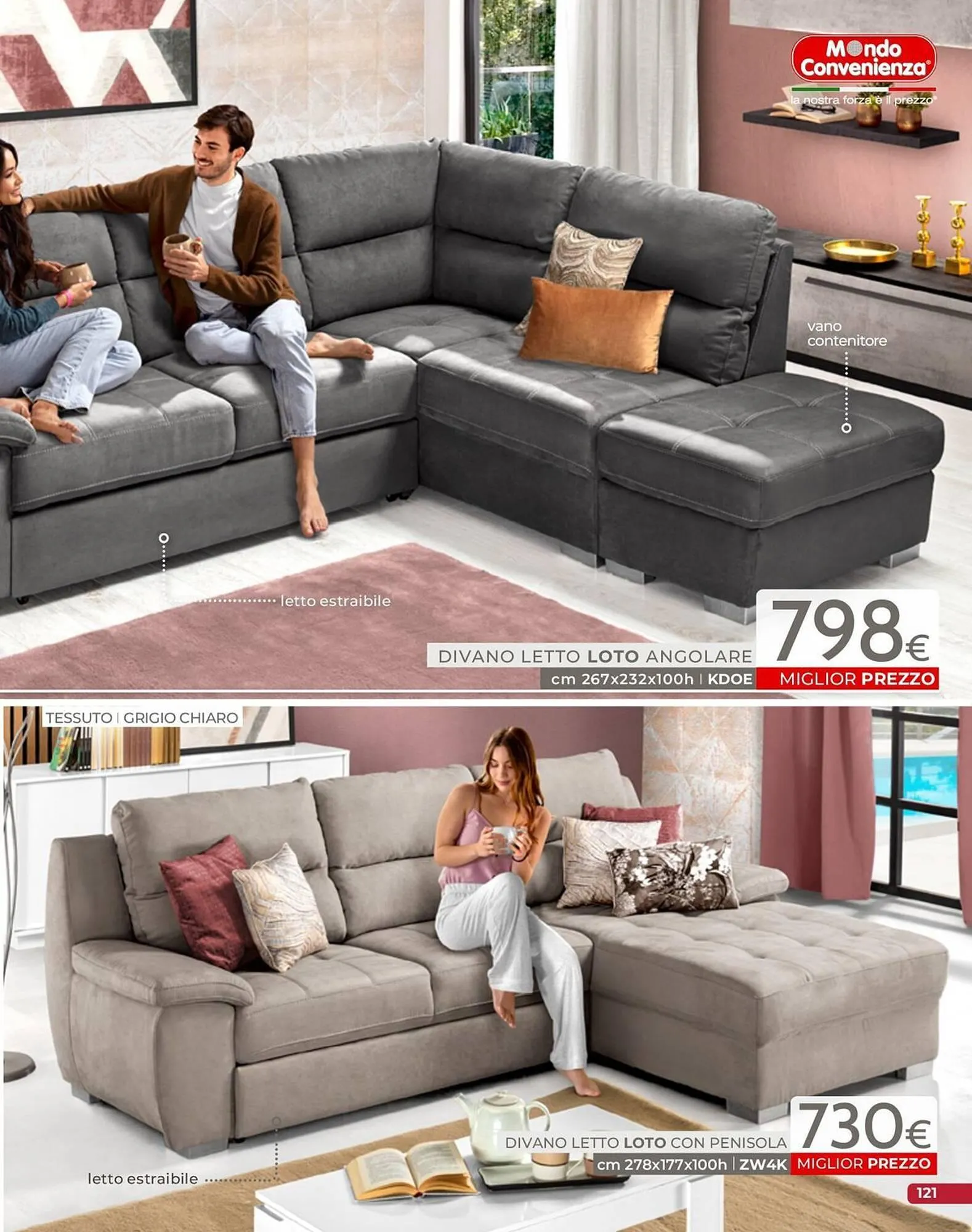 volantino Mondo Convenienza da 1 settembre a 31 dicembre di 2025 - Pagina del volantino 123