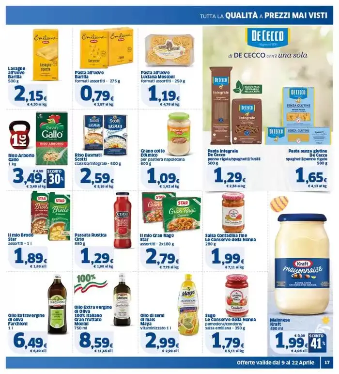 Buona Pasqua da 9 aprile a 22 aprile di 2025 - Pagina del volantino 17