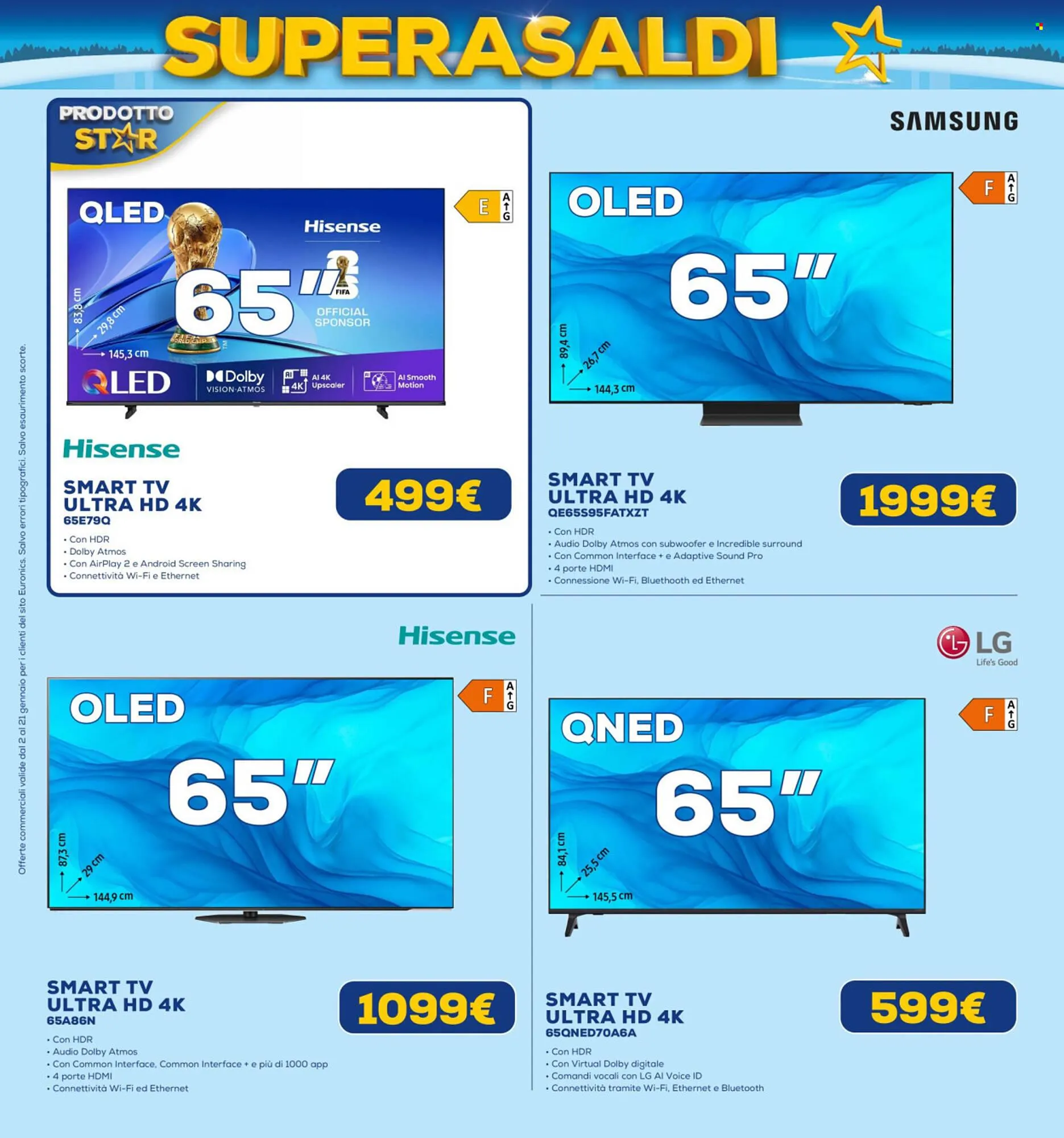 Volantino Euronics da 2 gennaio a 21 gennaio di 2026 - Pagina del volantino 19