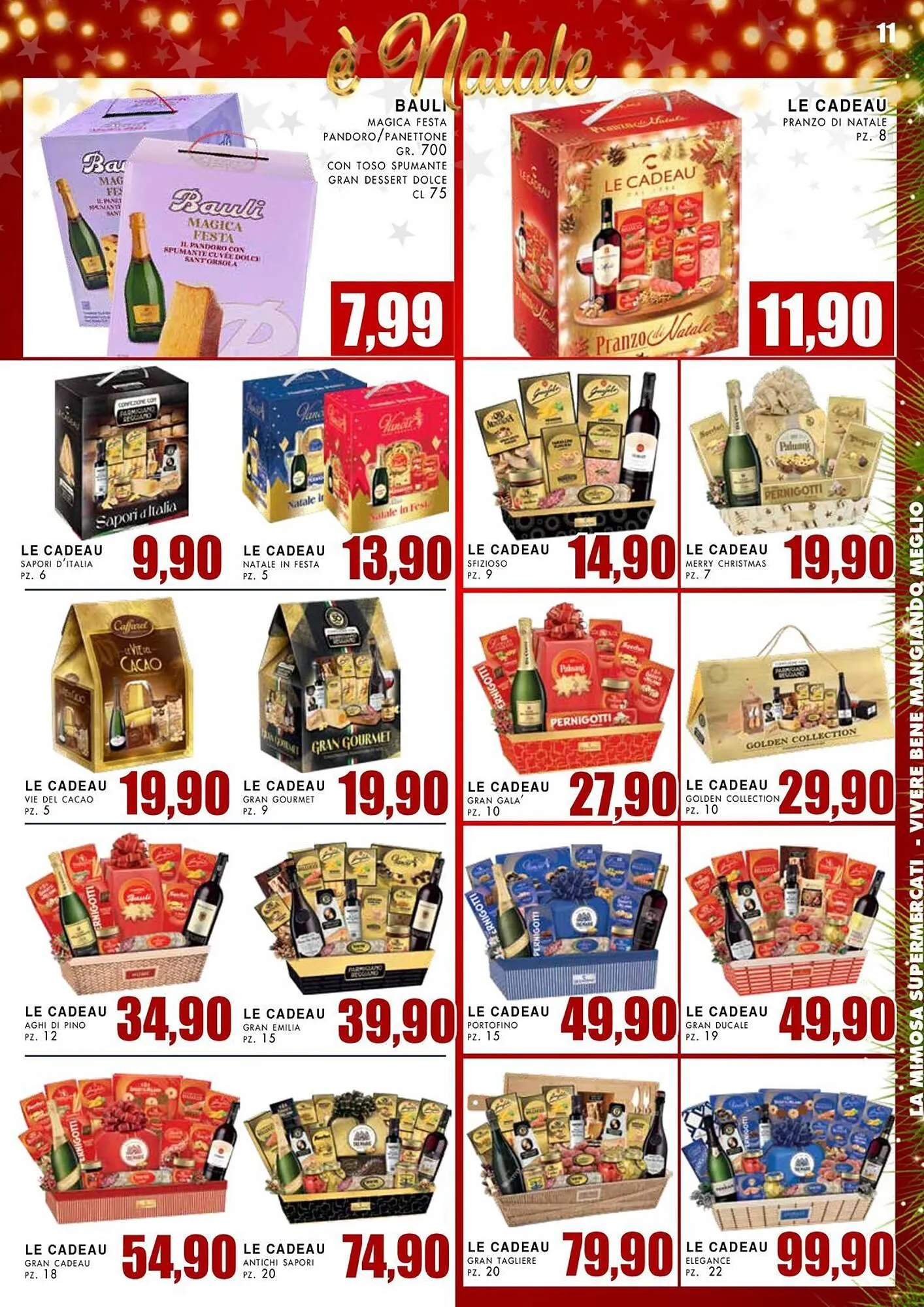 Volantino La Mimosa Supermercati da 15 dicembre a 24 dicembre di 2025 - Pagina del volantino 11