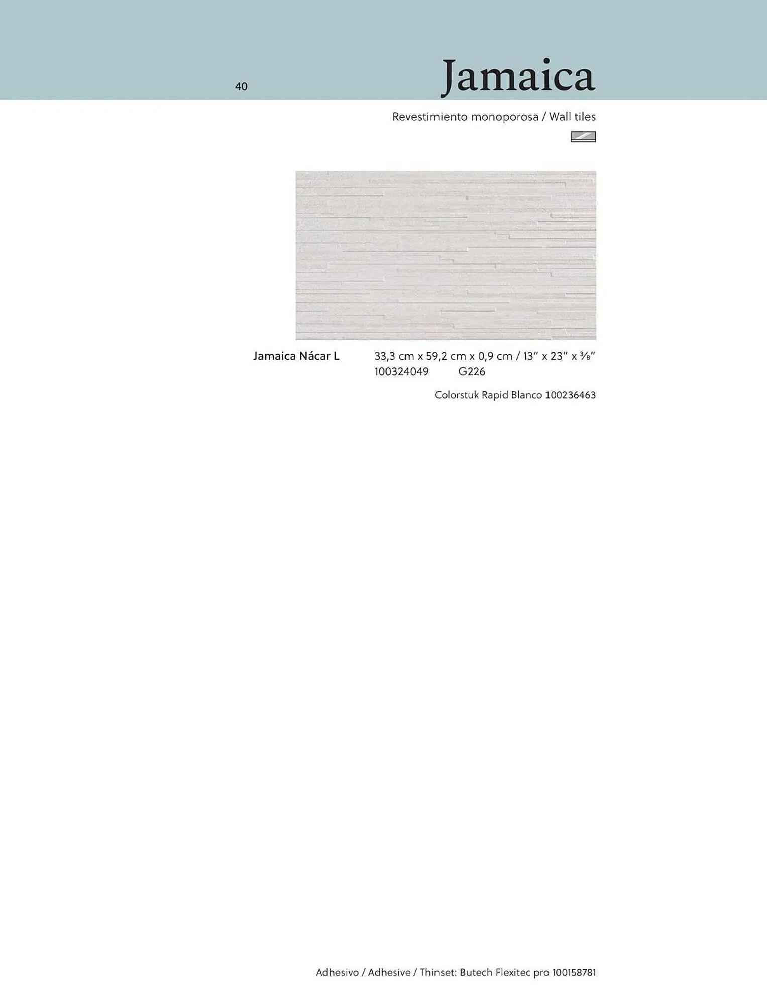 Catalogue Porcelanosa du 27 juin au 31 décembre 2025 - Catalogue page 40