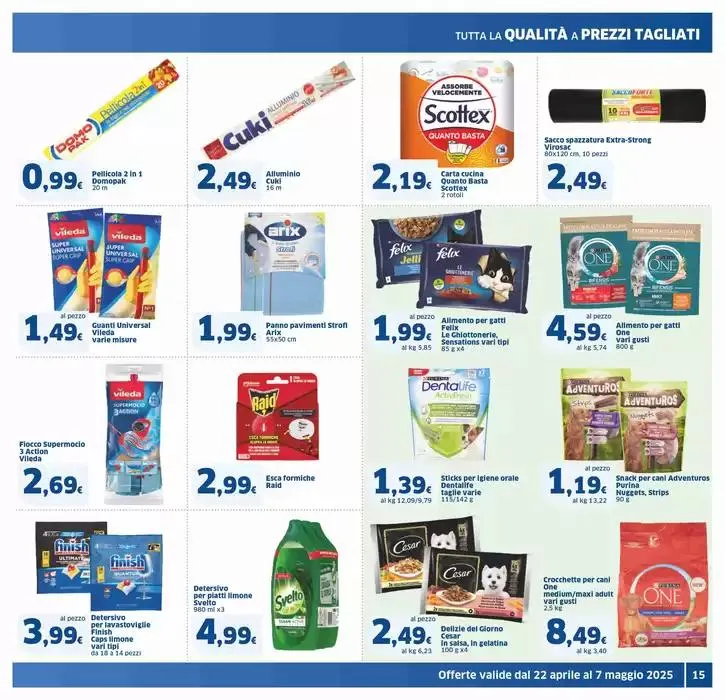 Sconti che volano alto, Superstore da 22 aprile a 7 maggio di 2025 - Pagina del volantino 15