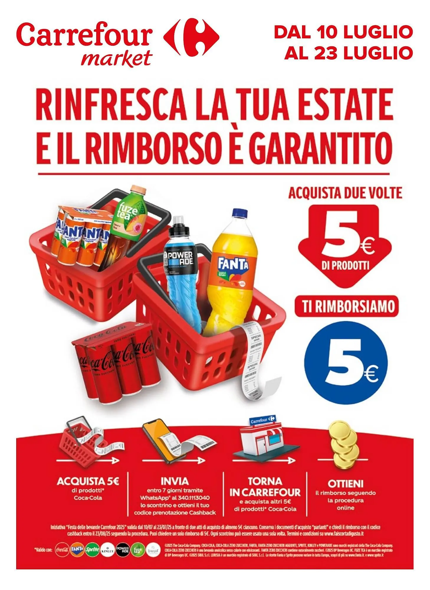 Volantino Carrefour Market da 10 luglio a 23 luglio di 2025 - Pagina del volantino 1