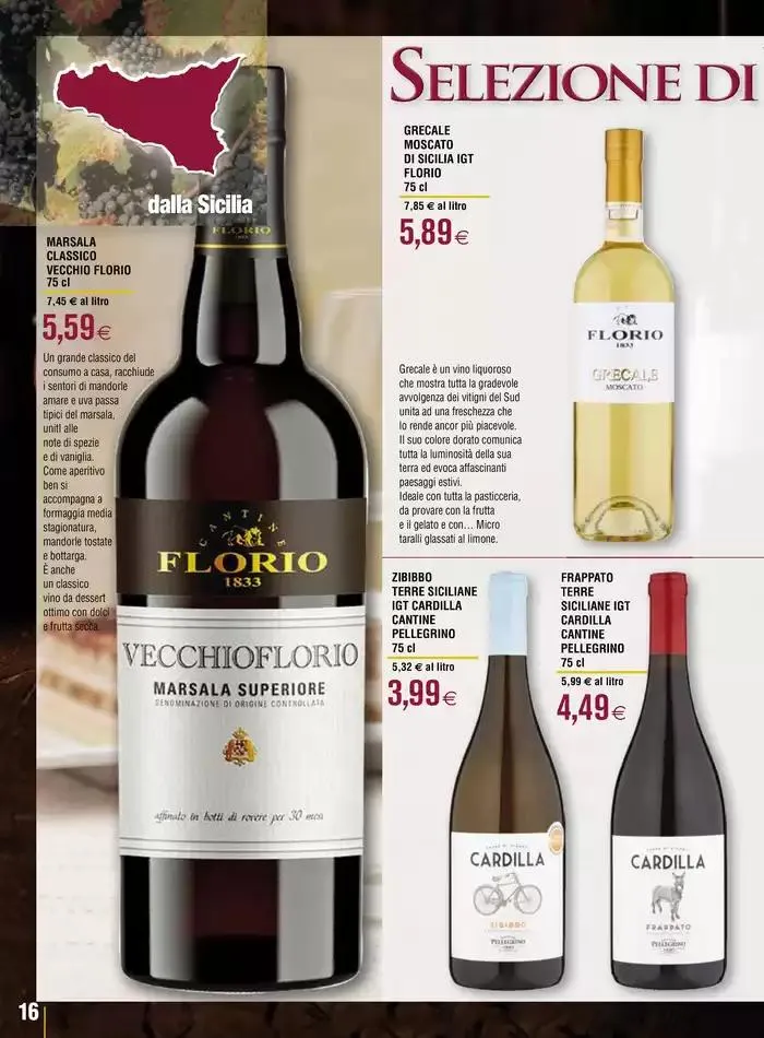 Selezione di vini italiani da 23 aprile a 21 maggio di 2025 - Pagina del volantino 16