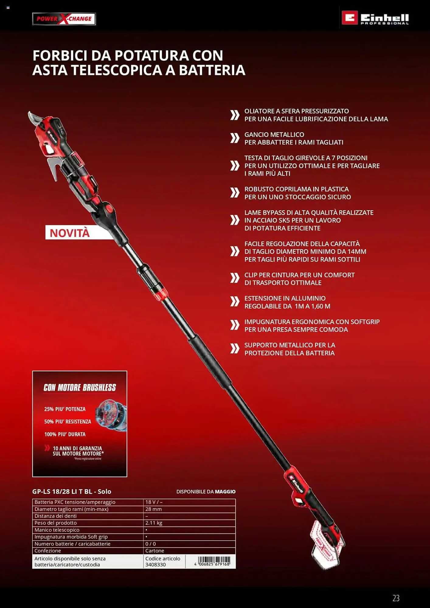 Volantino Einhell da 1 febbraio a 31 dicembre di 2025 - Pagina del volantino 23