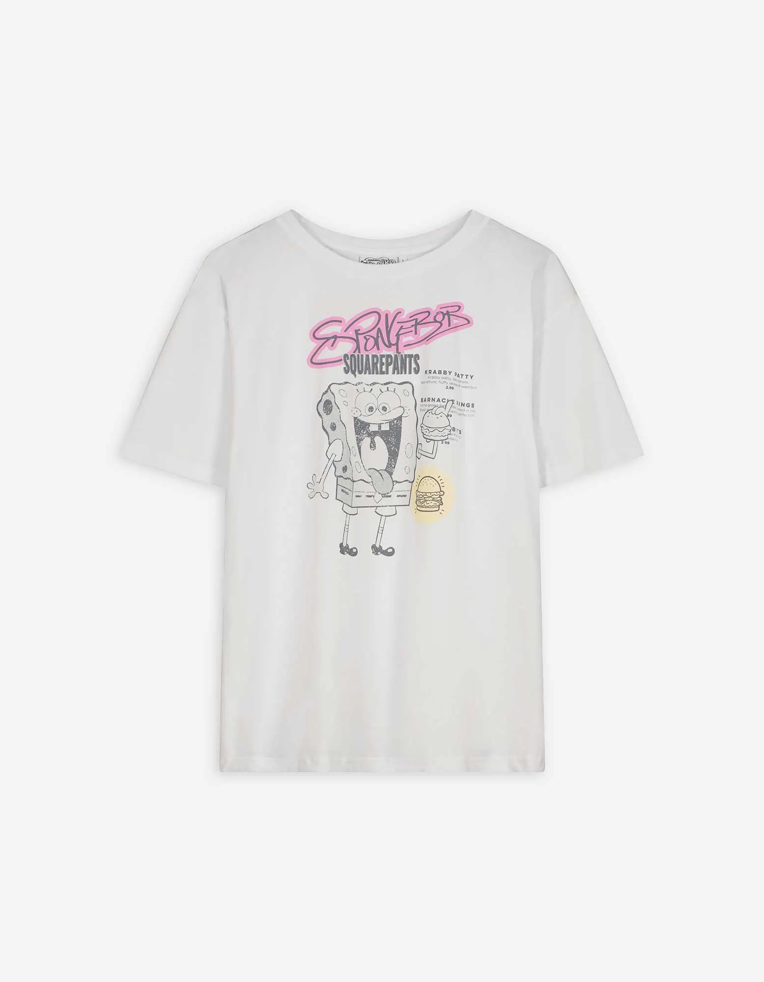 T-shirt - SpongeBob SquarePants - bianco