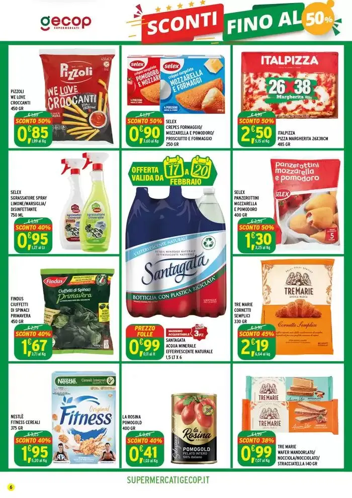 Sconti fino al 50% da 10 febbraio a 23 febbraio di 2025 - Pagina del volantino 6