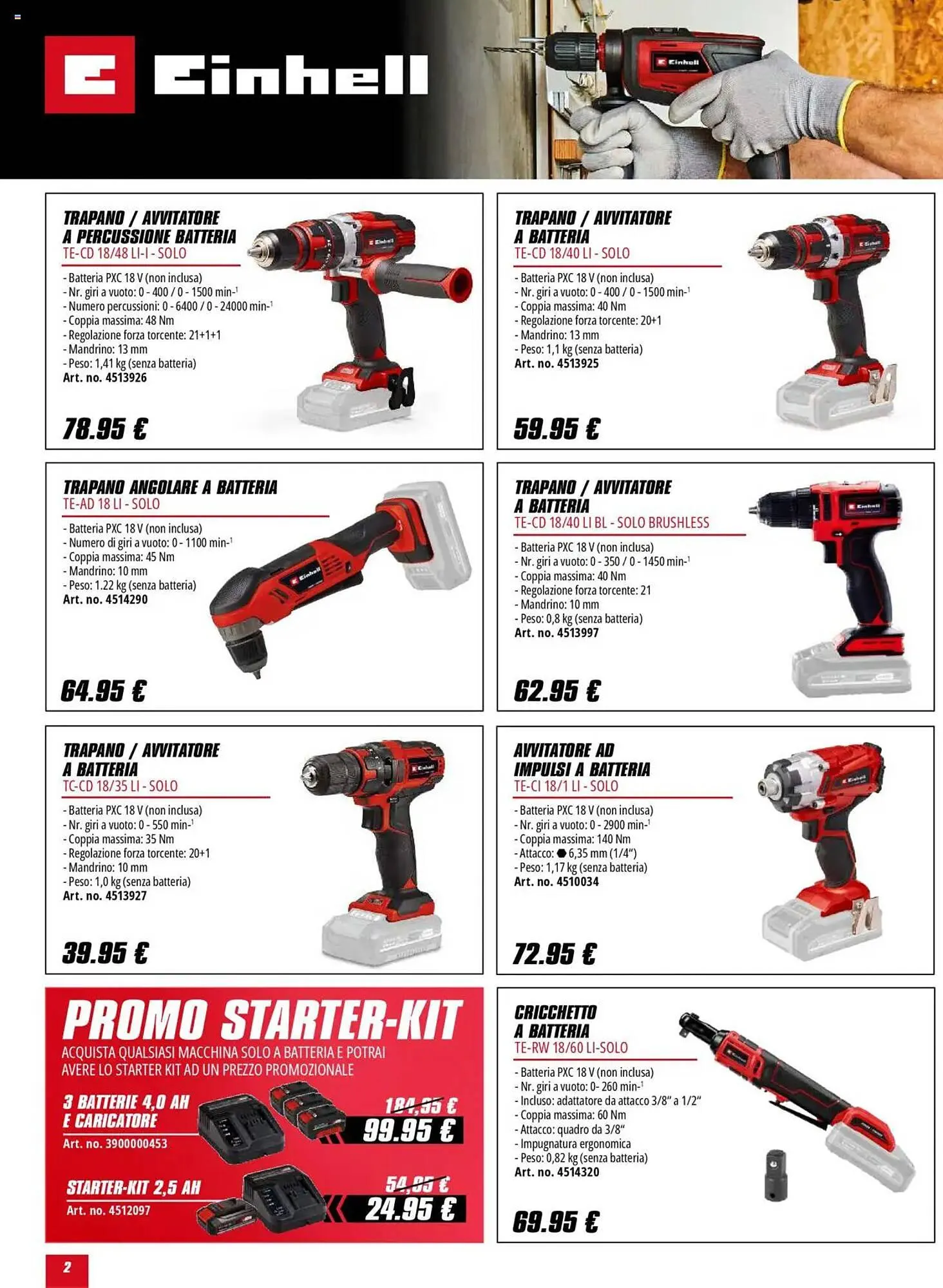 Volantino Einhell da 1 ottobre a 31 gennaio di 2026 - Pagina del volantino 2