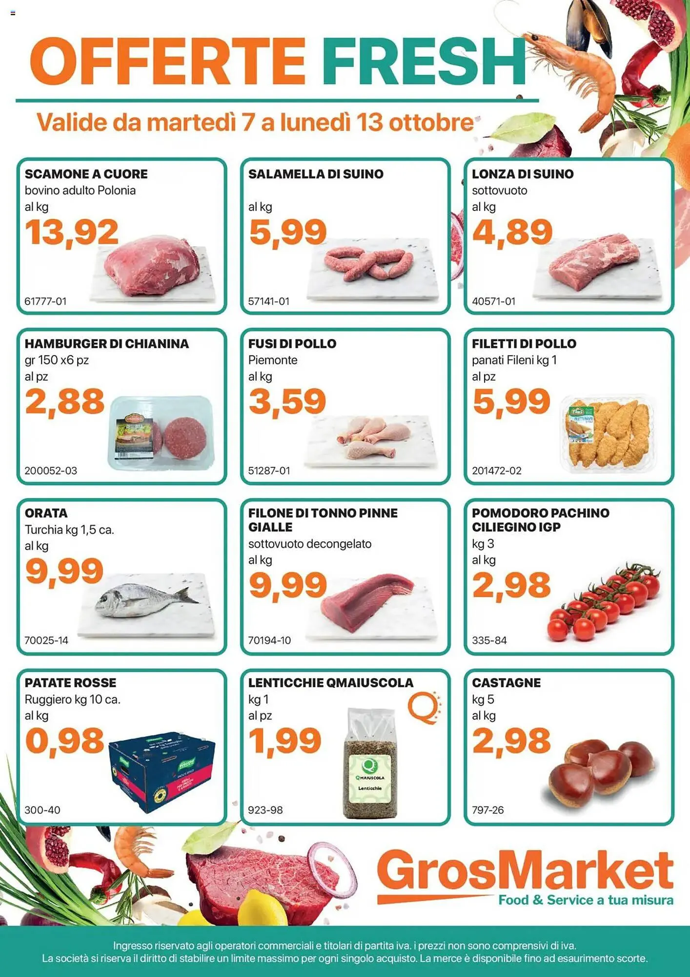 Volantino GrosMarket da 7 ottobre a 13 ottobre di 2025 - Pagina del volantino 1