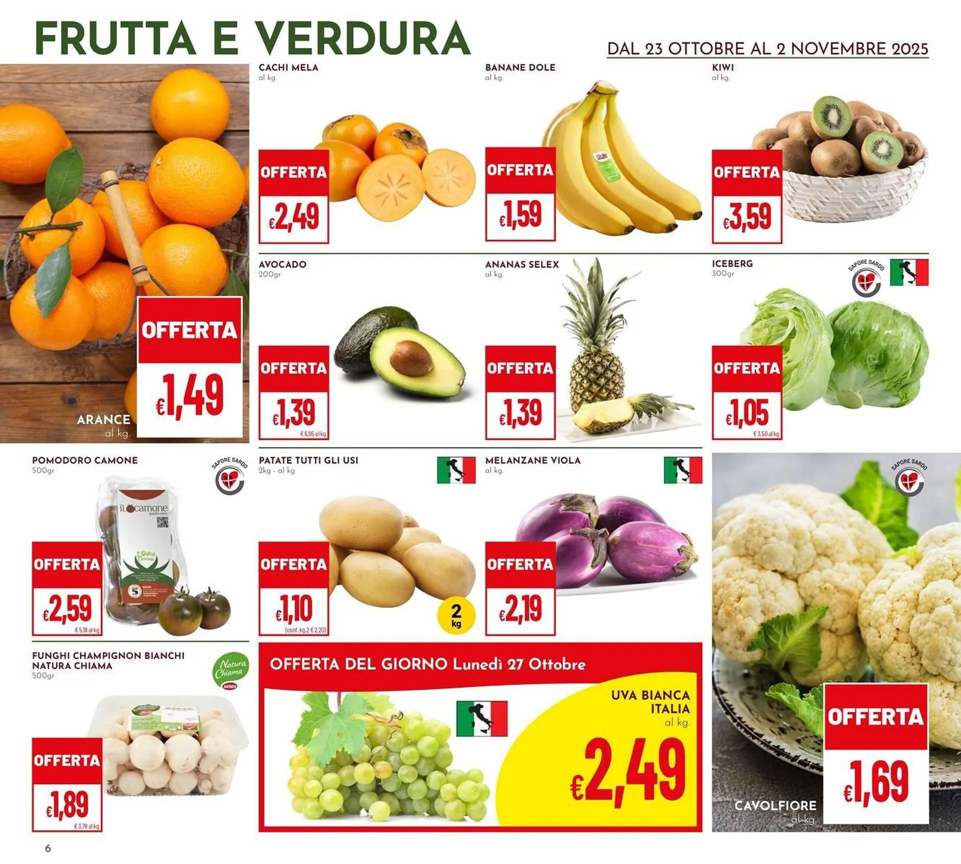 Volantino Pan da 23 ottobre a 2 novembre di 2025 - Pagina del volantino 6