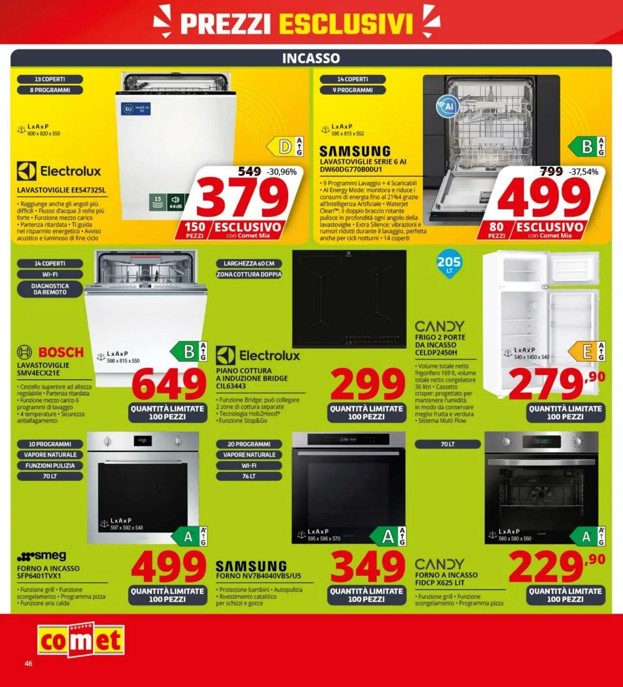 Comet Volantino attuale da 9 ottobre a 22 ottobre di 2025 - Pagina del volantino 46