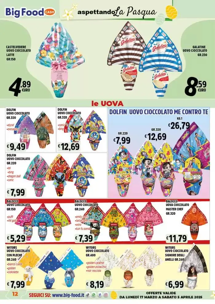 Aspenttando la pasqua da 17 marzo a 5 aprile di 2025 - Pagina del volantino 12