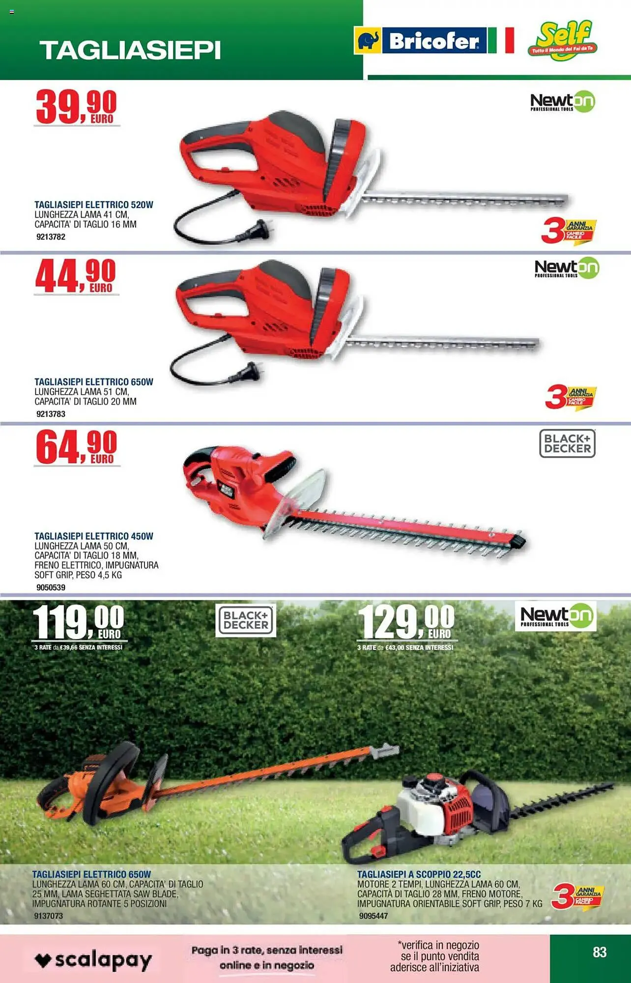 Volantino Bricofer da 27 maggio a 30 settembre di 2025 - Pagina del volantino 83
