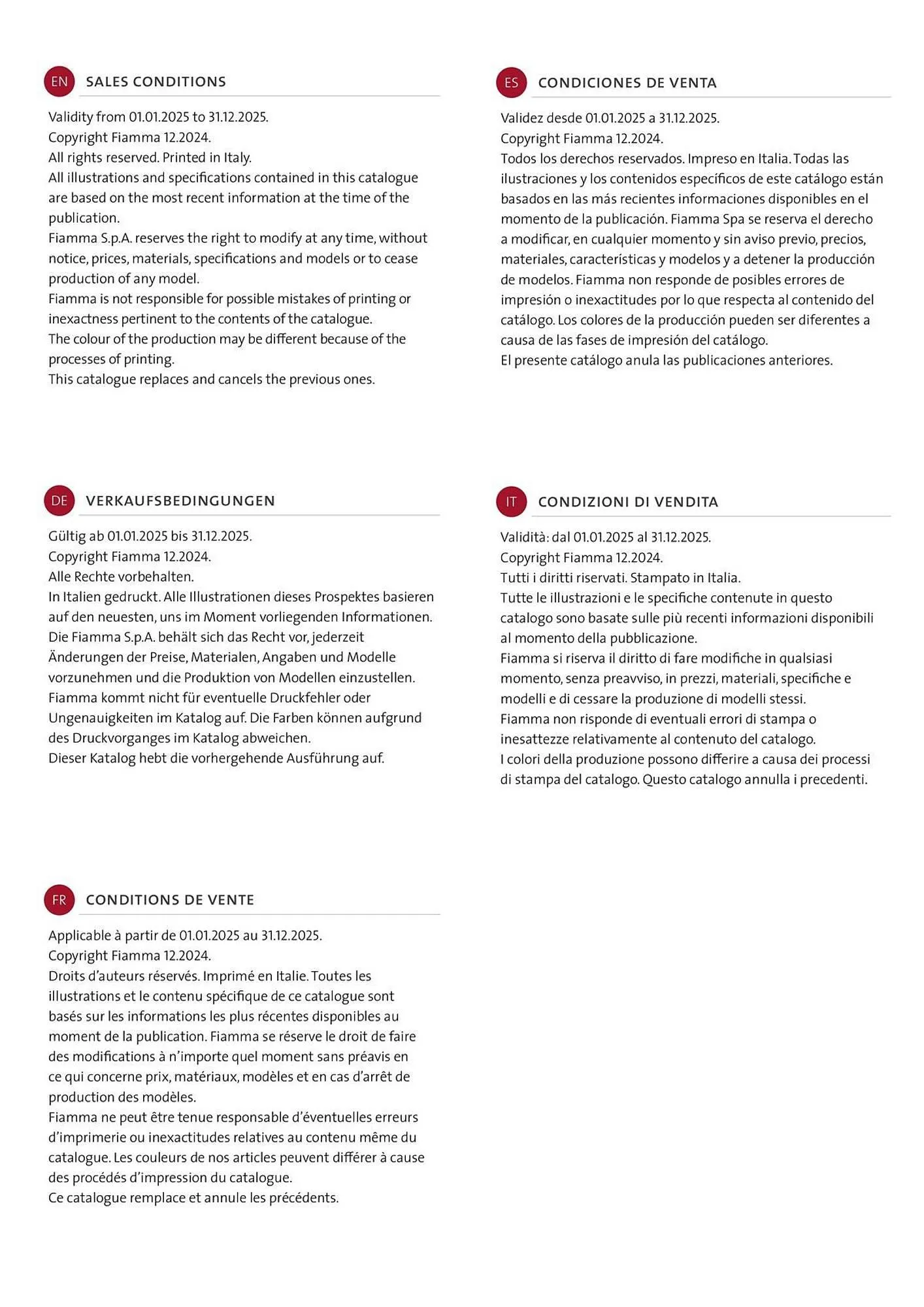 Volantino Fiamma da 14 gennaio a 31 dicembre di 2025 - Pagina del volantino 2