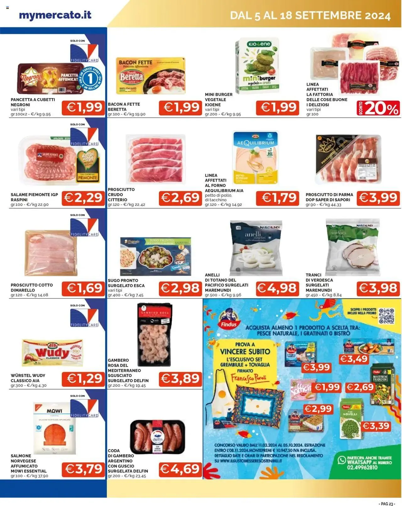 Volantino Mercatò da 5 settembre a 18 settembre di 2024 - Pagina del volantino 23