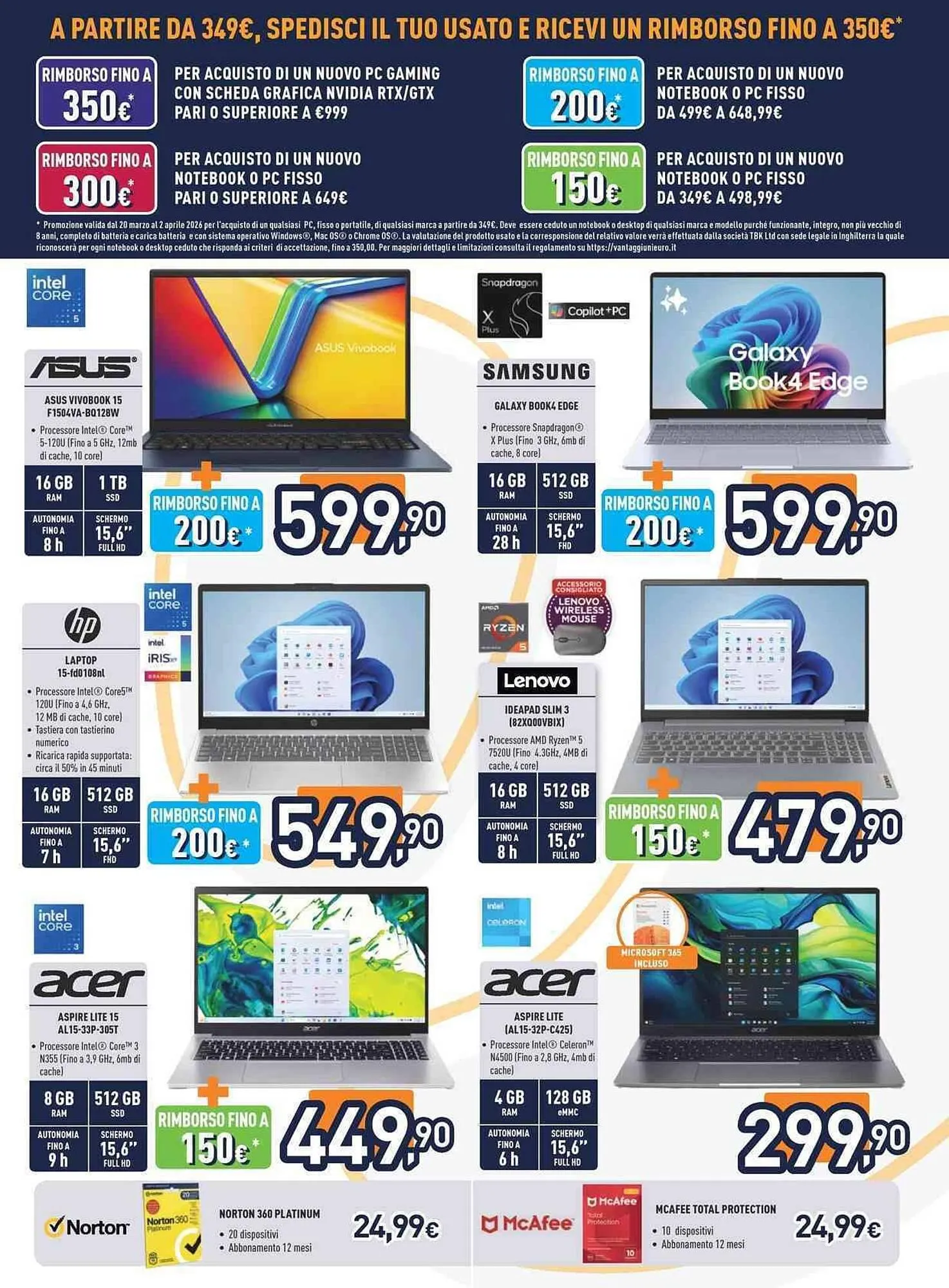 Volantino Unieuro da 20 marzo a 2 aprile di 2026 - Pagina del volantino 3