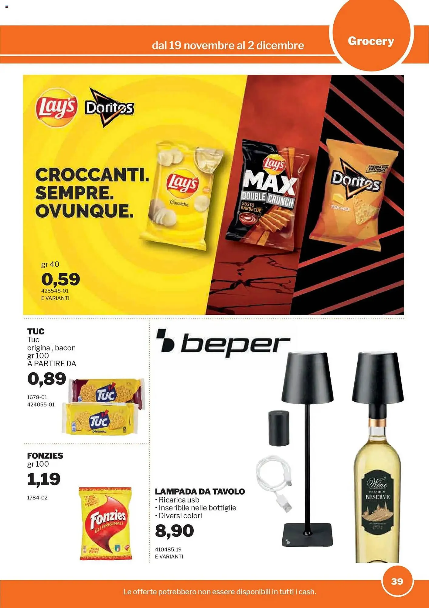 Volantino GrosMarket da 19 novembre a 2 dicembre di 2025 - Pagina del volantino 39