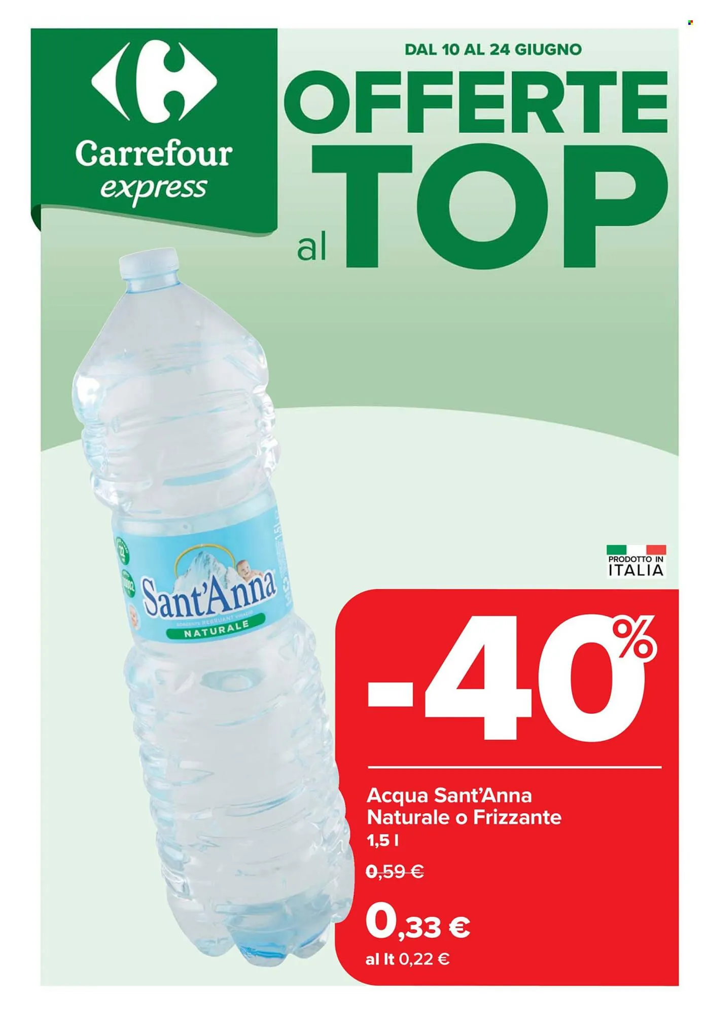 Volantino Carrefour Express da 10 giugno a 24 giugno di 2025 - Pagina del volantino 1