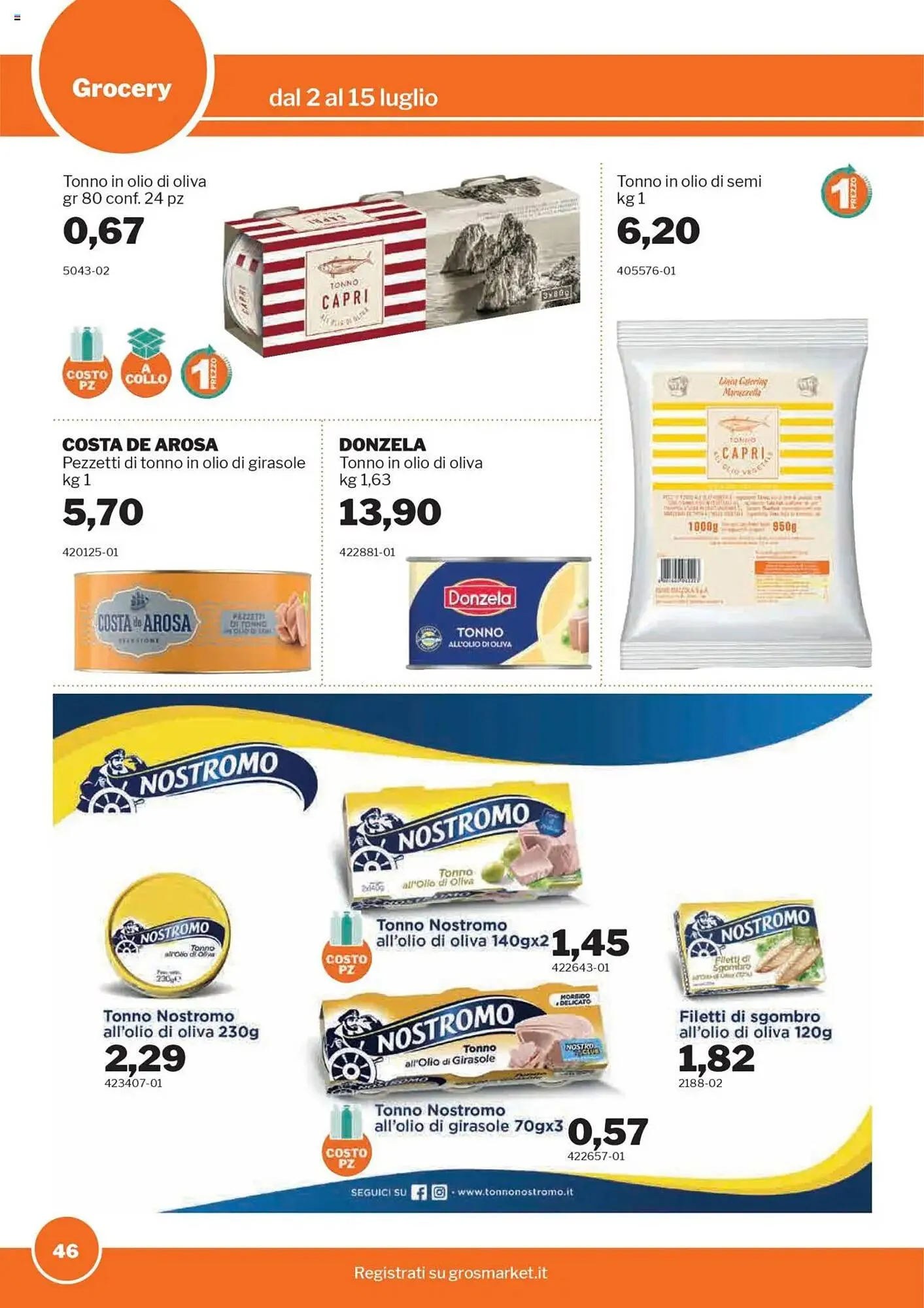 Volantino GrosMarket da 2 luglio a 15 luglio di 2025 - Pagina del volantino 46