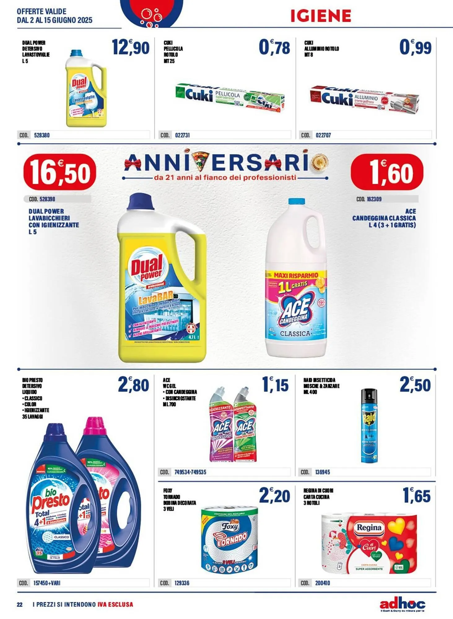 Volantino Adhoc da 2 giugno a 15 giugno di 2025 - Pagina del volantino 22