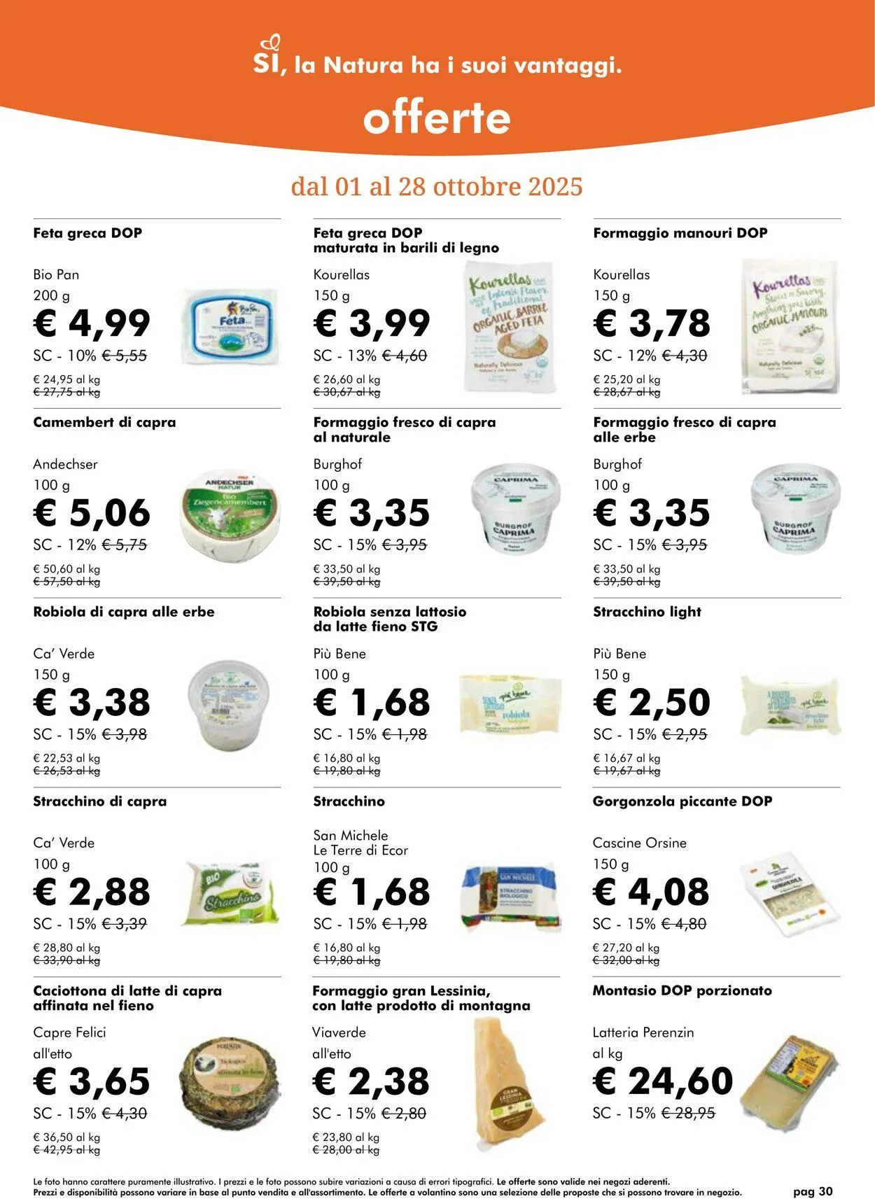 Natura Sì Volantino attuale da 23 ottobre a 6 novembre di 2025 - Pagina del volantino 30