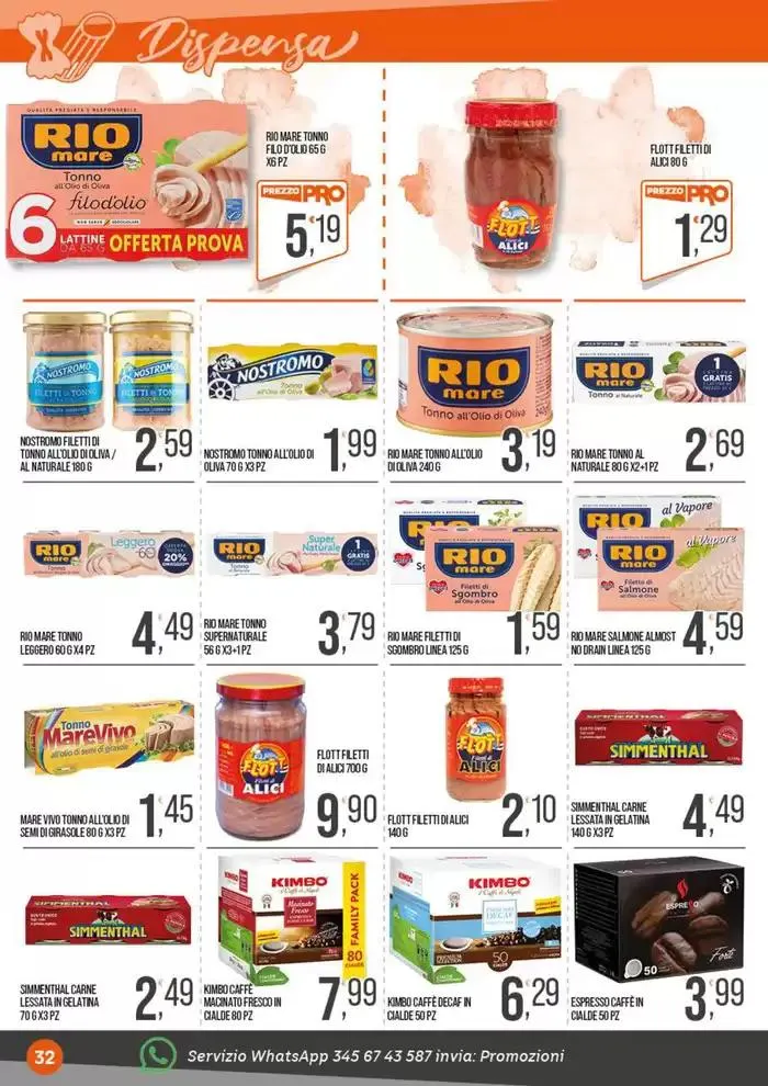 Scegli la qualita risparmia con noi! da 28 ottobre a 10 novembre di 2024 - Pagina del volantino 32