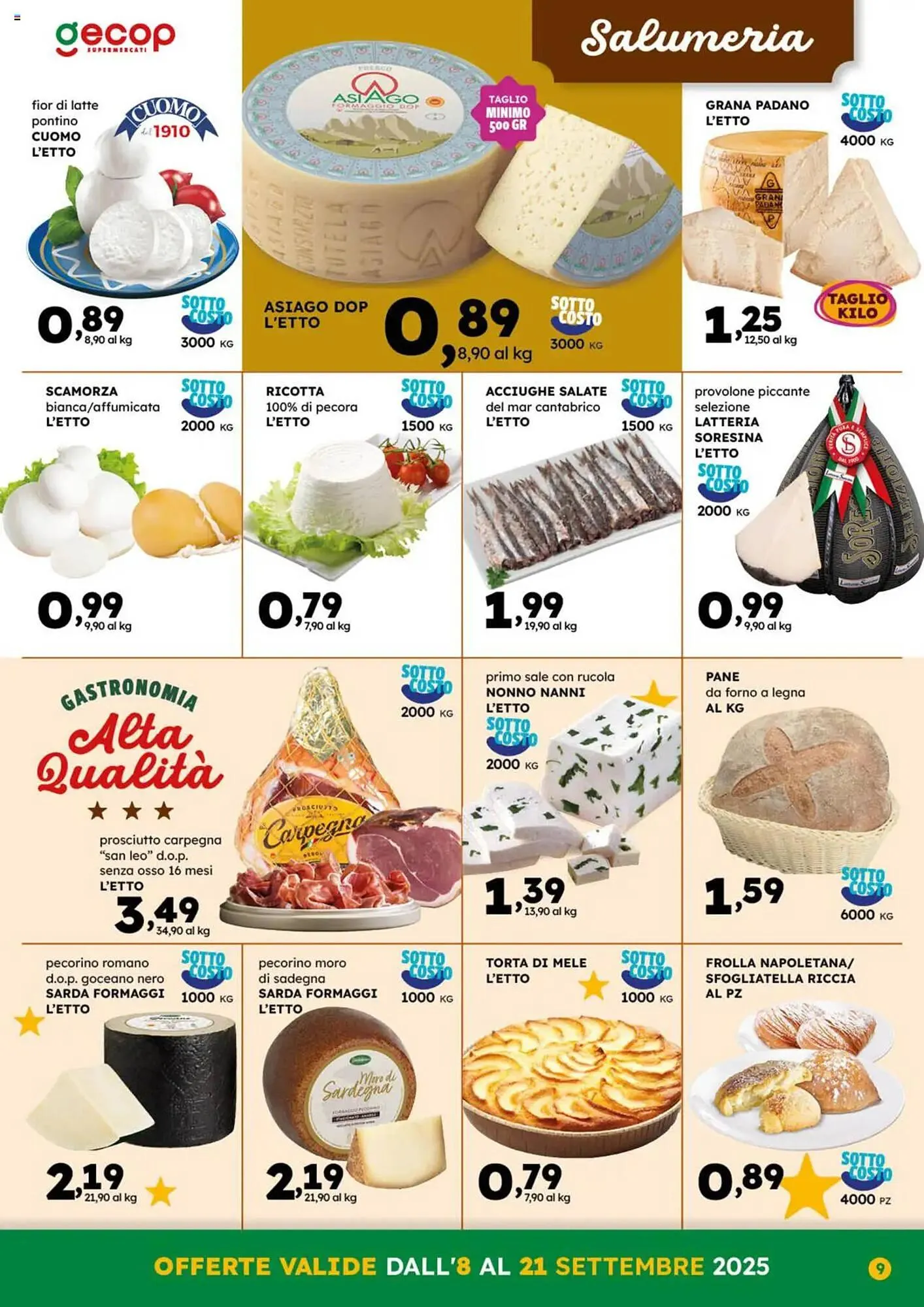 Volantino Gecop da 8 settembre a 21 settembre di 2025 - Pagina del volantino 9