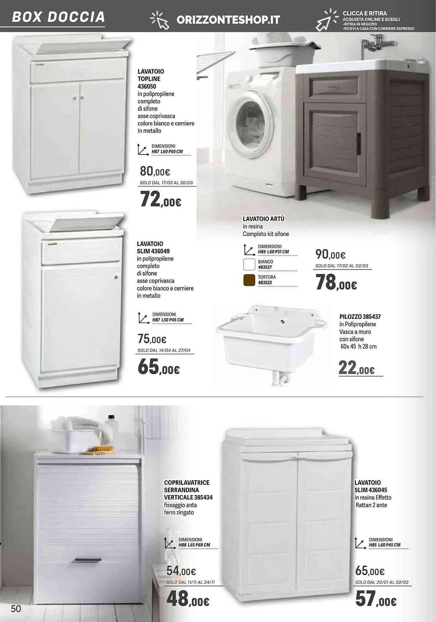 Volantino Orizzonte da 3 ottobre a 30 aprile di 2025 - Pagina del volantino 44