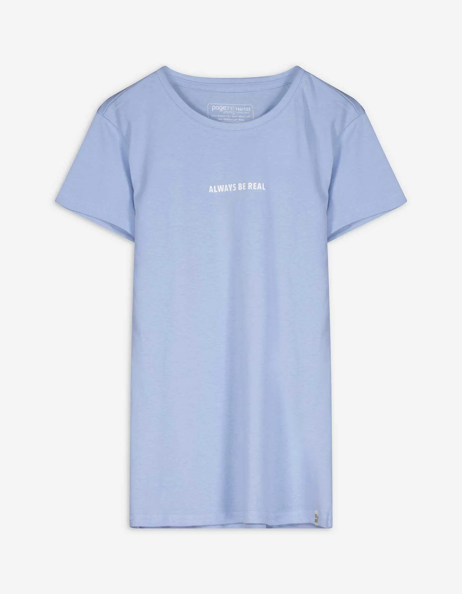 T-shirt - Stampa - celeste