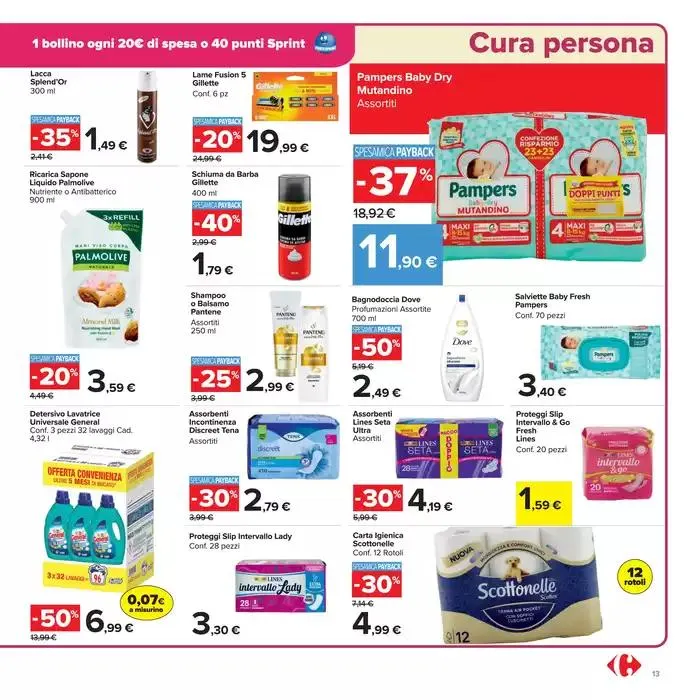 Sconti fino al 50% da 25 marzo a 7 aprile di 2025 - Pagina del volantino 13