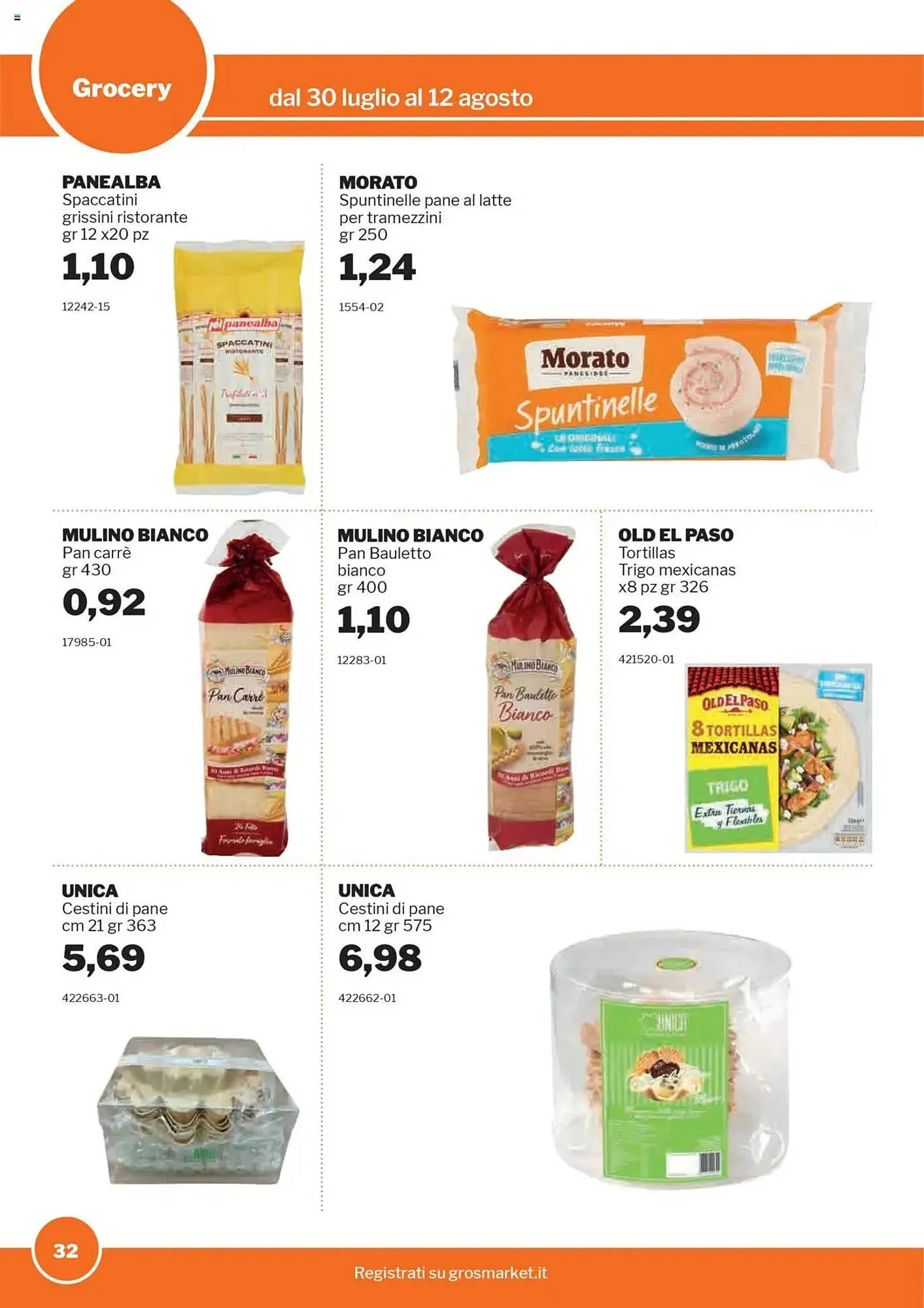 Volantino GrosMarket da 30 luglio a 12 agosto di 2025 - Pagina del volantino 32