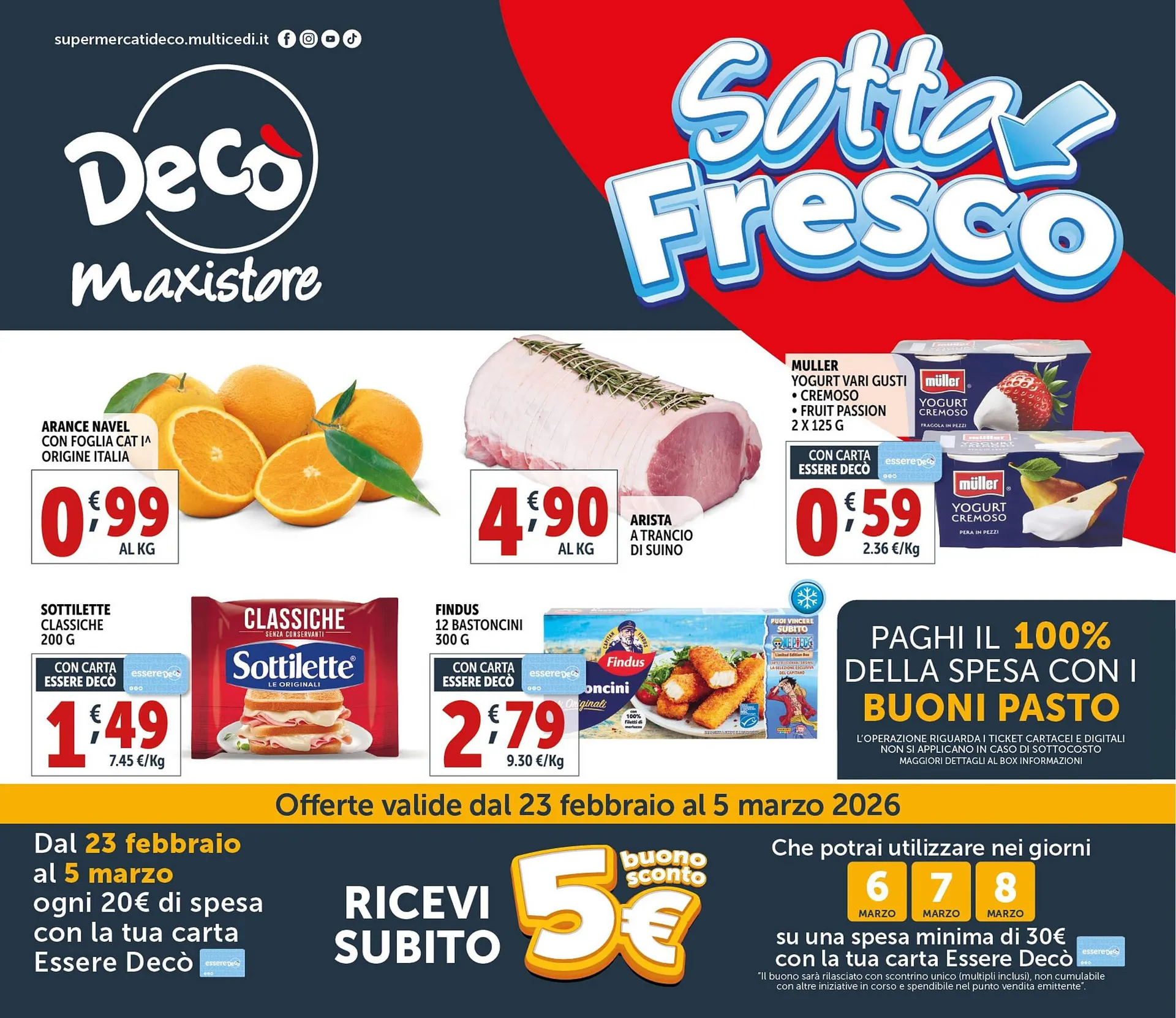 Volantino Deco Maxistore da 23 febbraio a 5 marzo di 2026 - Pagina del volantino 1