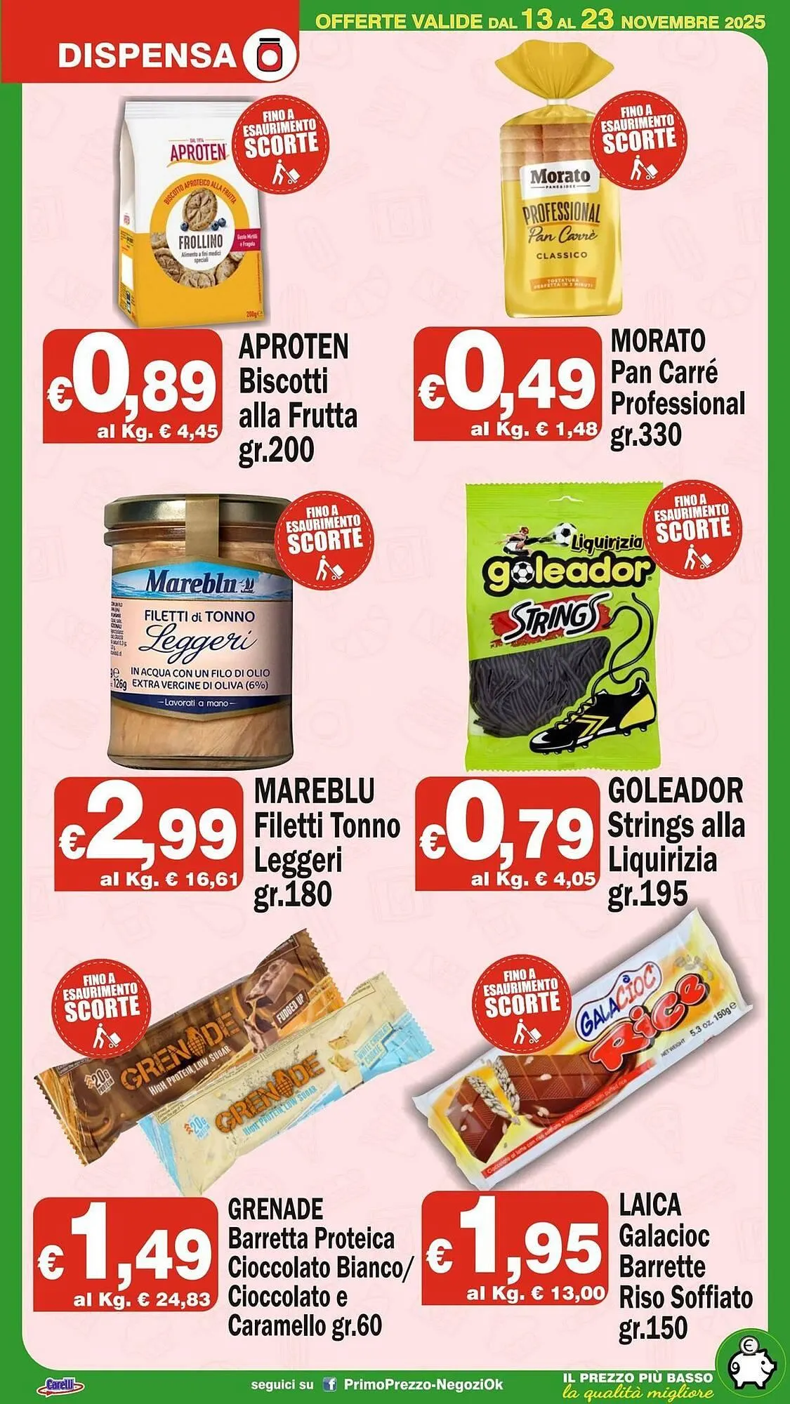 Volantino Primo Prezzo da 13 novembre a 23 novembre di 2025 - Pagina del volantino 17