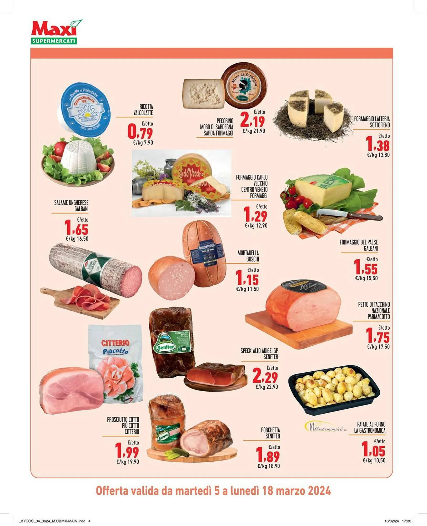Volantino Maxi Supermercati da 5 marzo a 18 marzo di 2024 - Pagina del volantino 4
