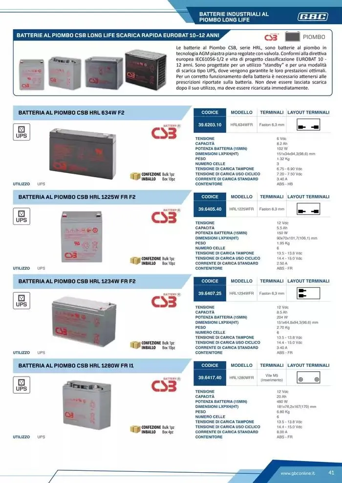 Catalogo Batteries and Power da 7 marzo a 31 dicembre di 2025 - Pagina del volantino 41