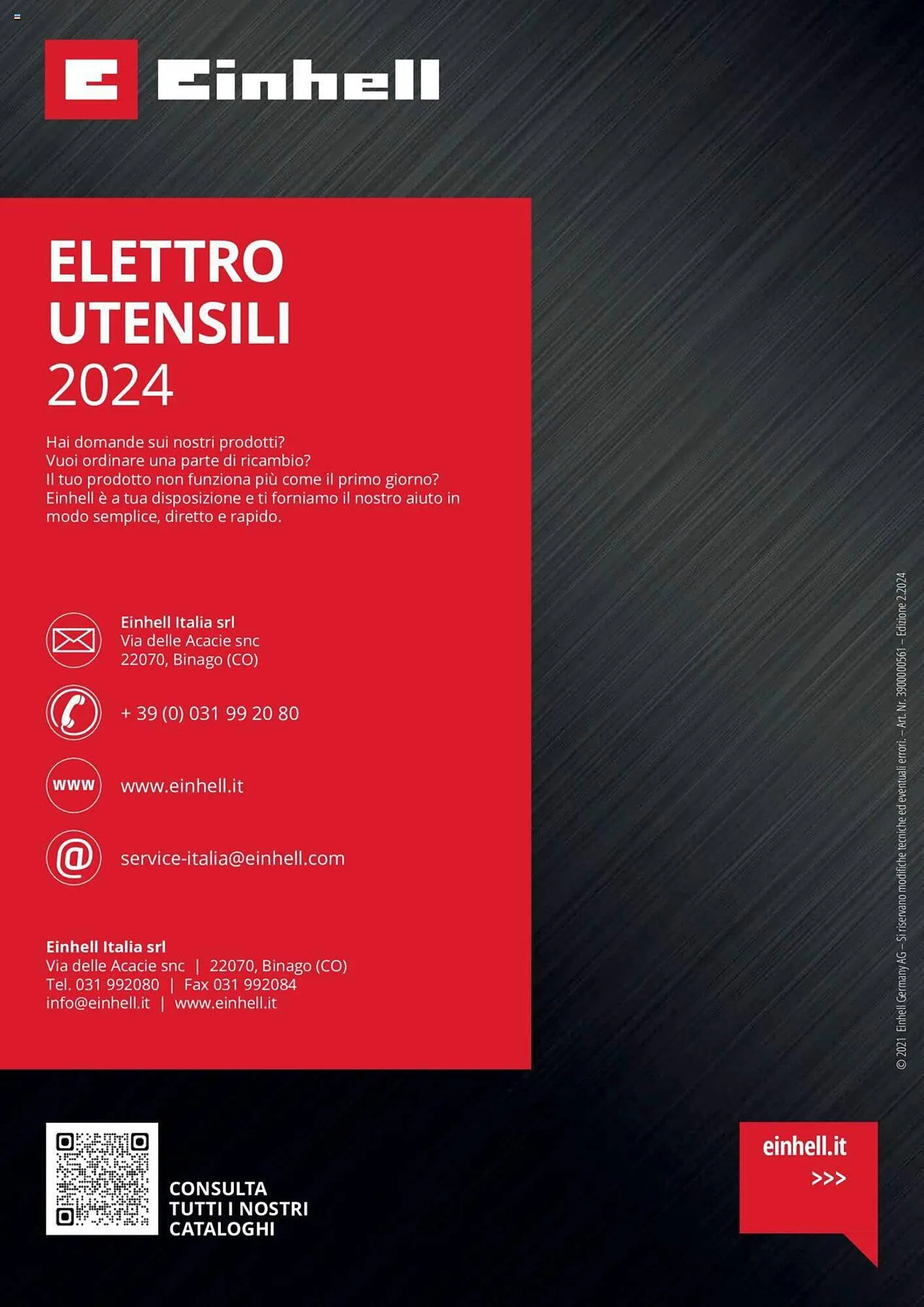 Volantino Einhell Catalogo Elettroutensili da 8 febbraio a 28 dicembre di 2024 - Pagina del volantino 132