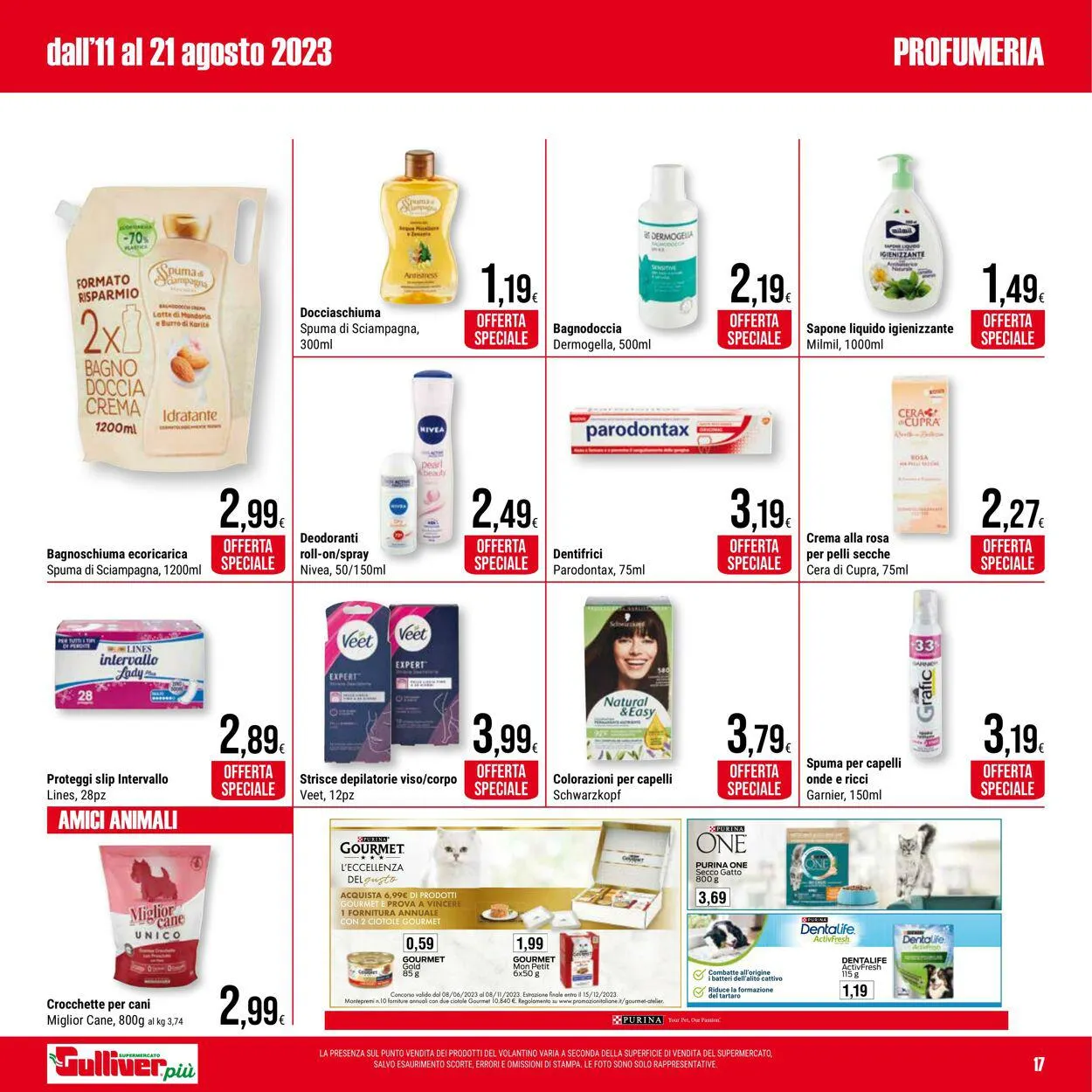 Gulliver Volantino attuale da 11 agosto a 21 agosto di 2023 - Pagina del volantino 17
