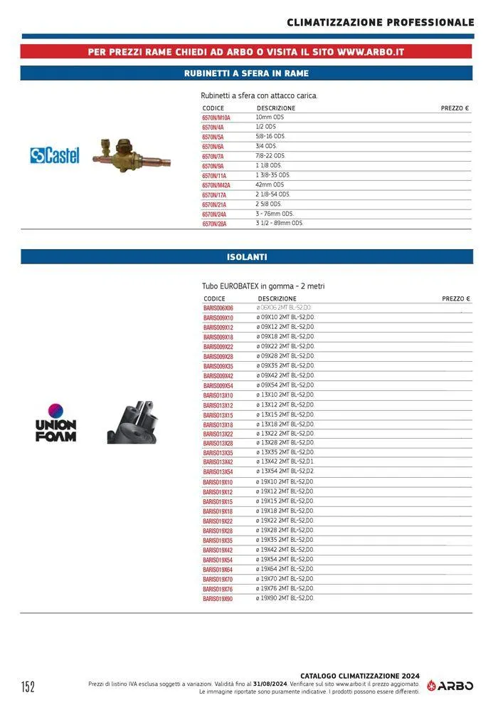 Catalogo climatizzazione 2024 da 17 maggio a 31 dicembre di 2024 - Pagina del volantino 152