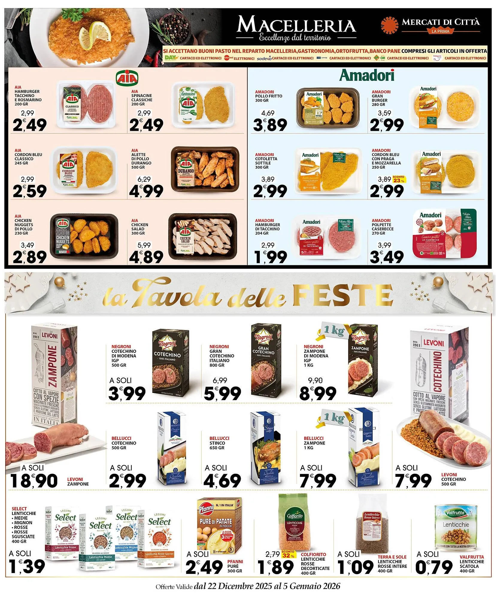 Volantino Mercati di Città La Prima da 22 dicembre a 5 gennaio di 2026 - Pagina del volantino 9