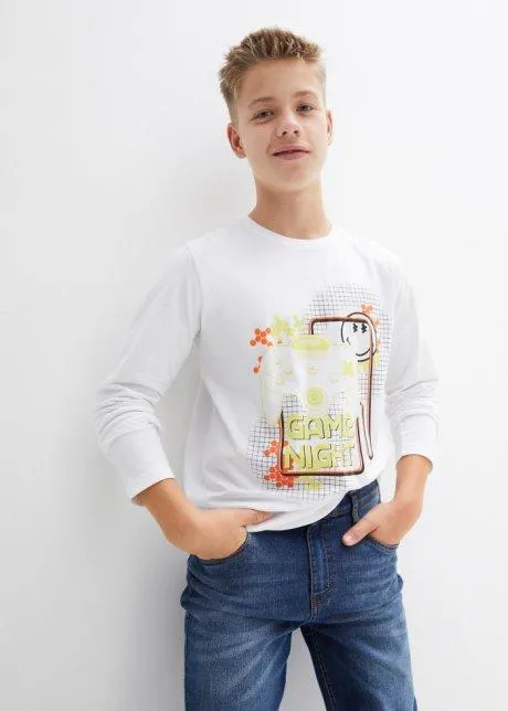 Maglia a maniche lunghe con stampa