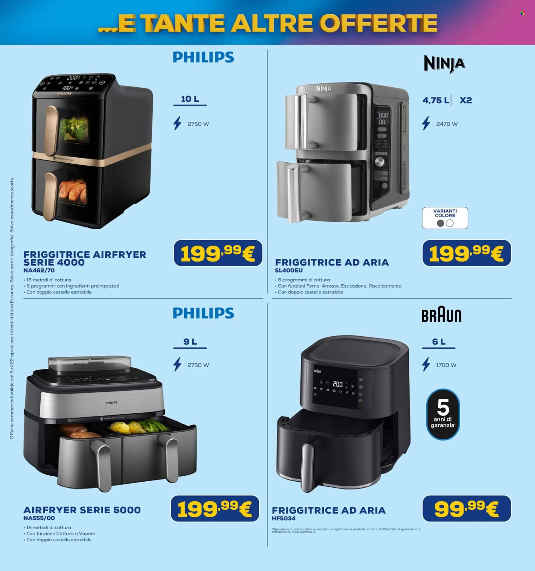 Volantino Euronics da 9 aprile a 22 aprile di 2026 - Pagina del volantino 43